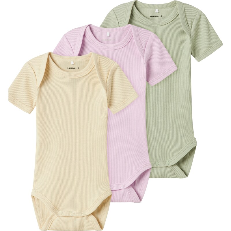 NAME IT Body žltohnedá / zelená / orgovánová 60868547