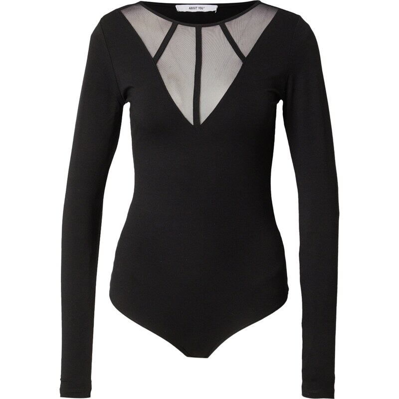 ABOUT YOU Košeľové body Nancy čierna 60982592