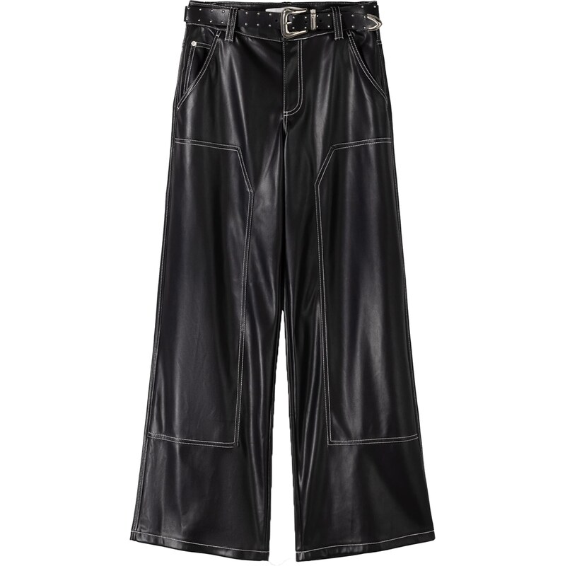 Bershka Nohavice čierna 63149986