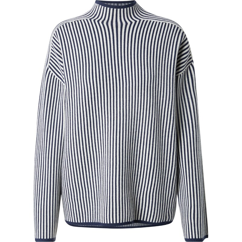 VERO MODA Sveter VMGOLD námornícka modrá / biela 63150081