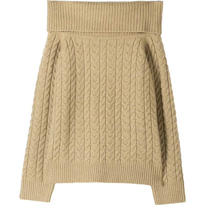 Bershka Sveter béžová 63150099