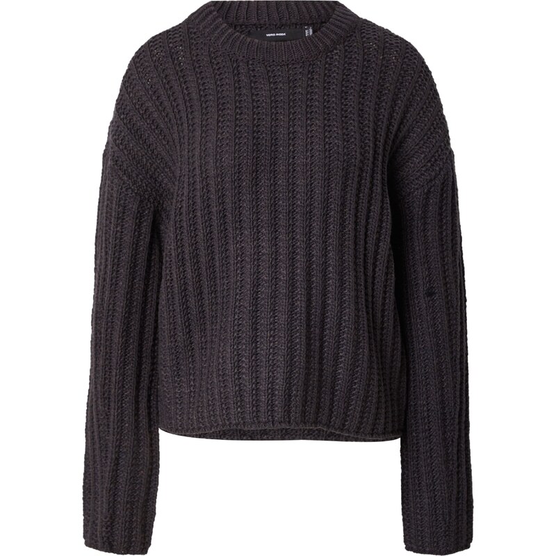 VERO MODA Sveter VMLUCINDA antracitová 63150253