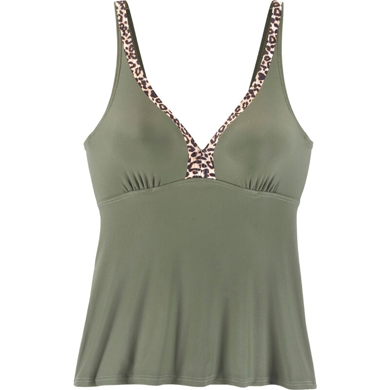 LASCANA Bikinový top Adelin béžová / hnedá / olivová / čierna 60917176