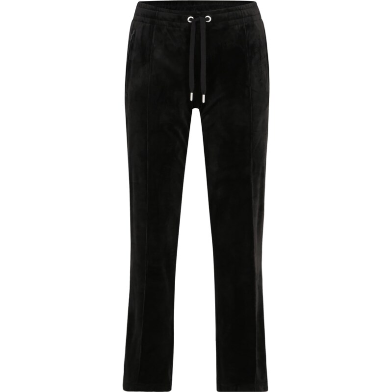 Juicy Couture Petite Nohavice TINA čierna / strieborná 63448717