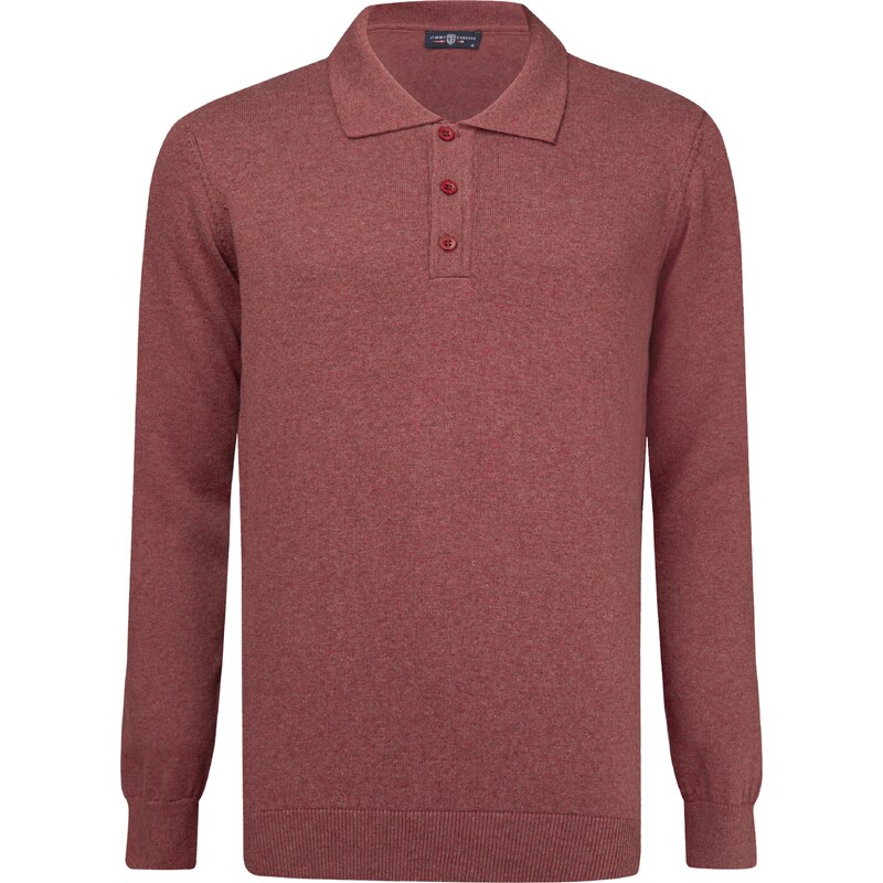 Jimmy Sanders Sveter malinová / svetloružová 60681321