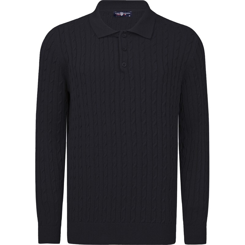 Jimmy Sanders Sveter námornícka modrá 60768943