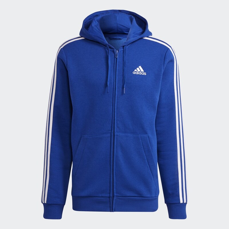 Adidas Mikina Essentials Fleece 3-Stripes Full-Zip Hoodie 66023987
