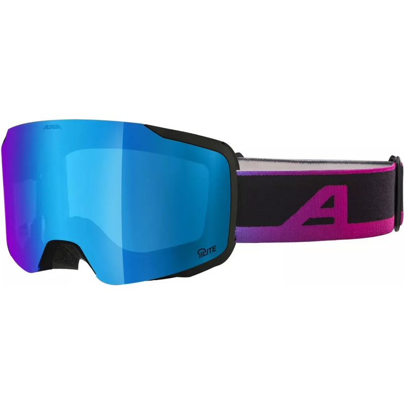 ALPINA Lyžiarske okuliare TAOS Q-LITE black-oil matt/mirror blue 60682931