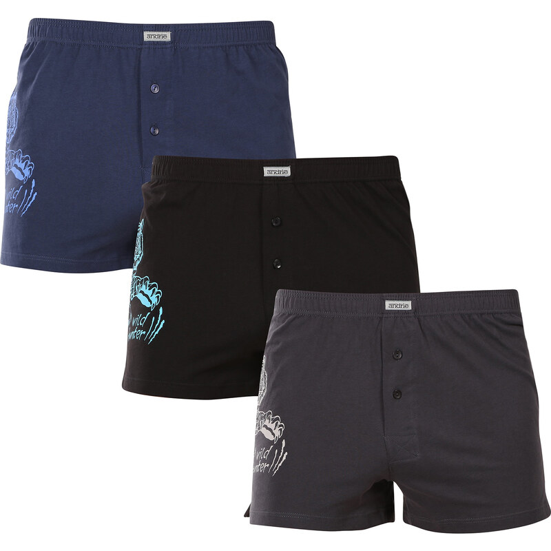 3PACK pánske trenky Andrie viacfarebné (PS 5852) 60694403