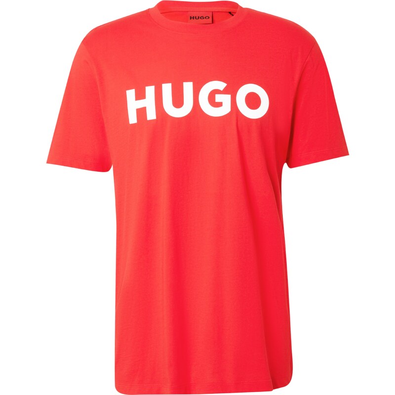 HUGO Tričko Dulivio svetločervená / biela 29359671