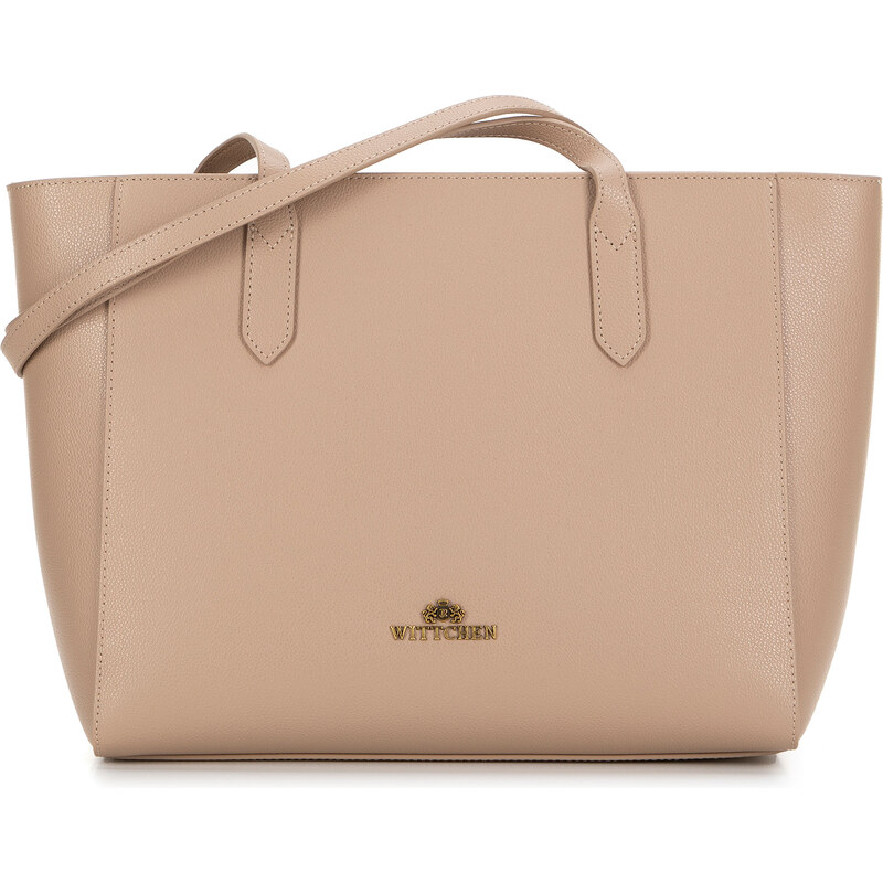 Wittchen Dámska shopper kabelka z kože béžová 100-4E-602-9 66066293