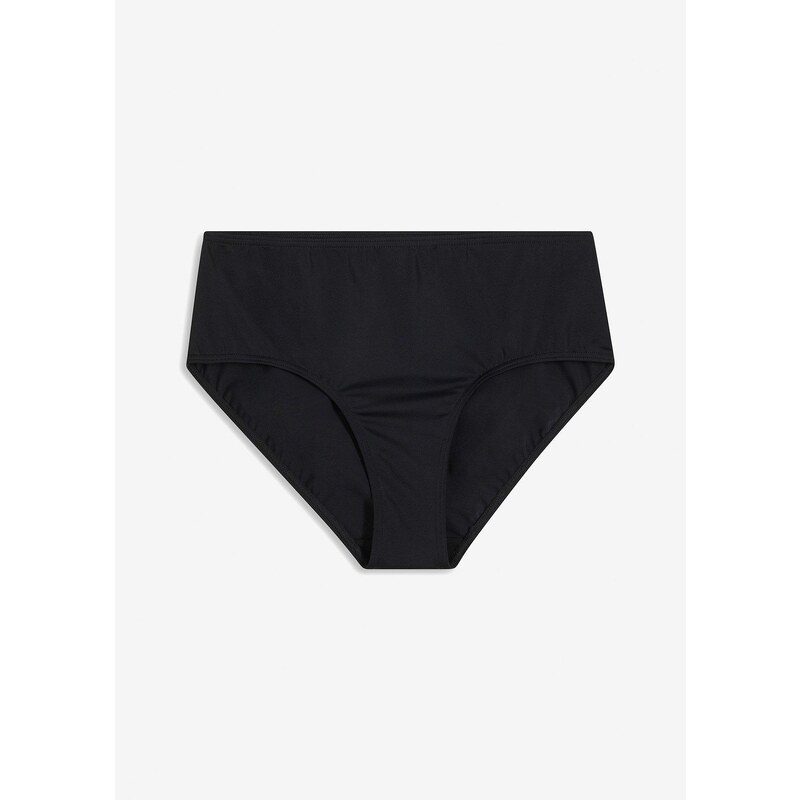 bonprix Bikinové nohavičky s vysokým pásom, farba čierna 44811945