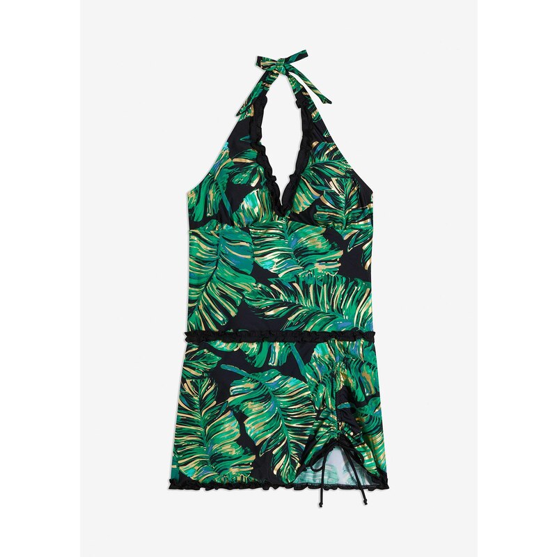 bonprix Plavkové šaty, farba čierna 44790115