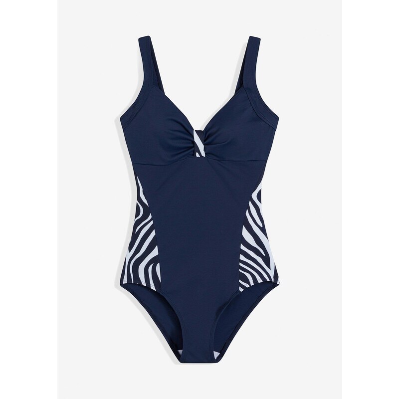 bonprix Plavky s bočnými vsadkami, farba modrá 44734263