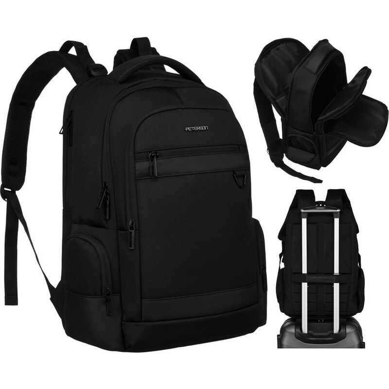 Ergonomický ruksak na laptop do práce a na cestovanie – Peterson 60698376
