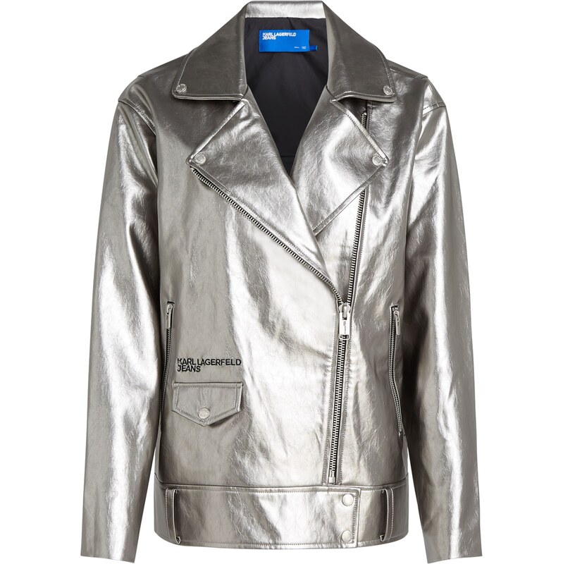 KARL LAGERFELD JEANS Prechodná bunda sivá 60868408