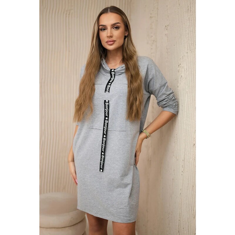 Šaty 0153 s ozdobným lemom 64236106