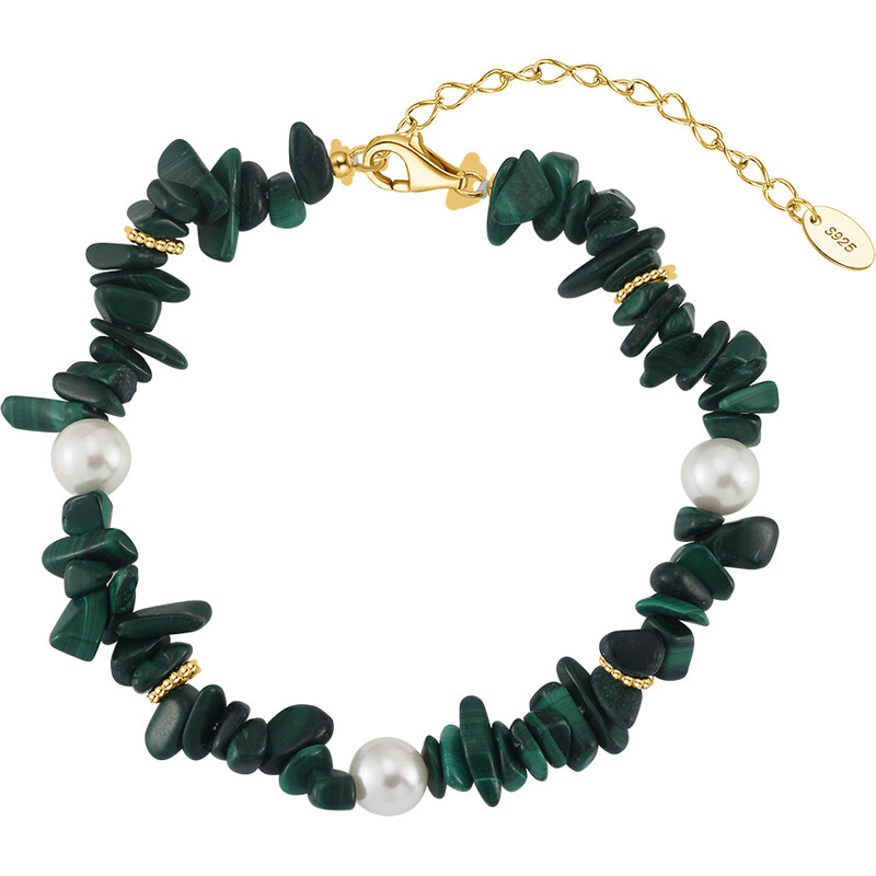 MAJYA Strieborný náramok ODETA pozlátený 11354 64582467