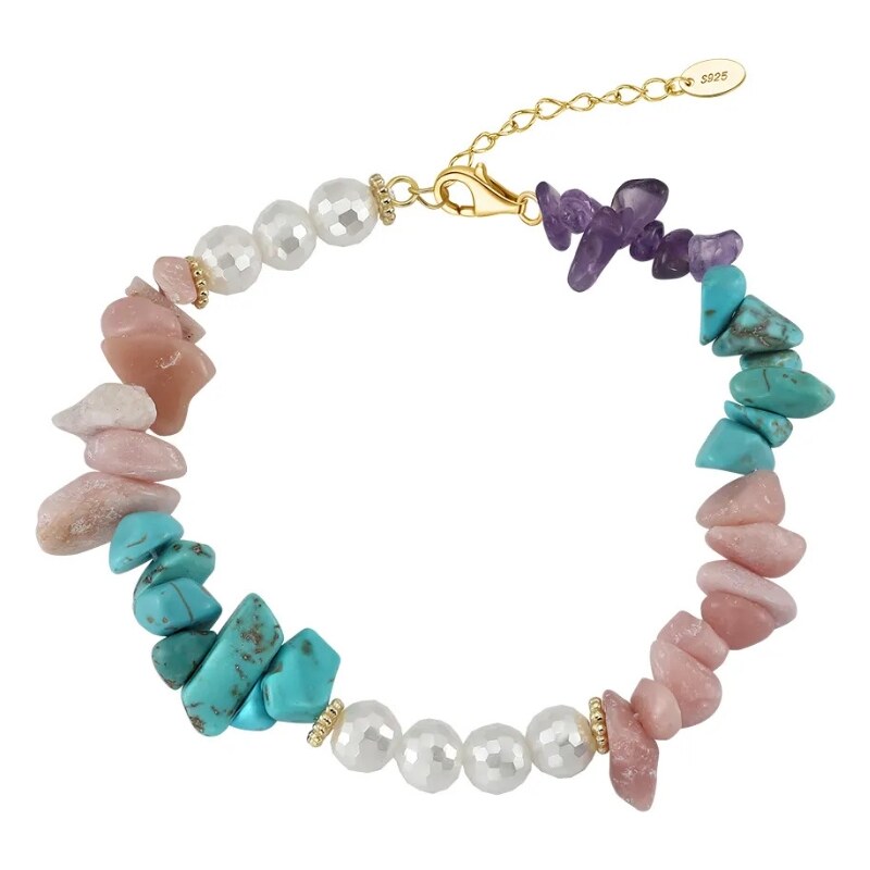 MAJYA Strieborný náramok ADAMA pozlátený 11355 64582323