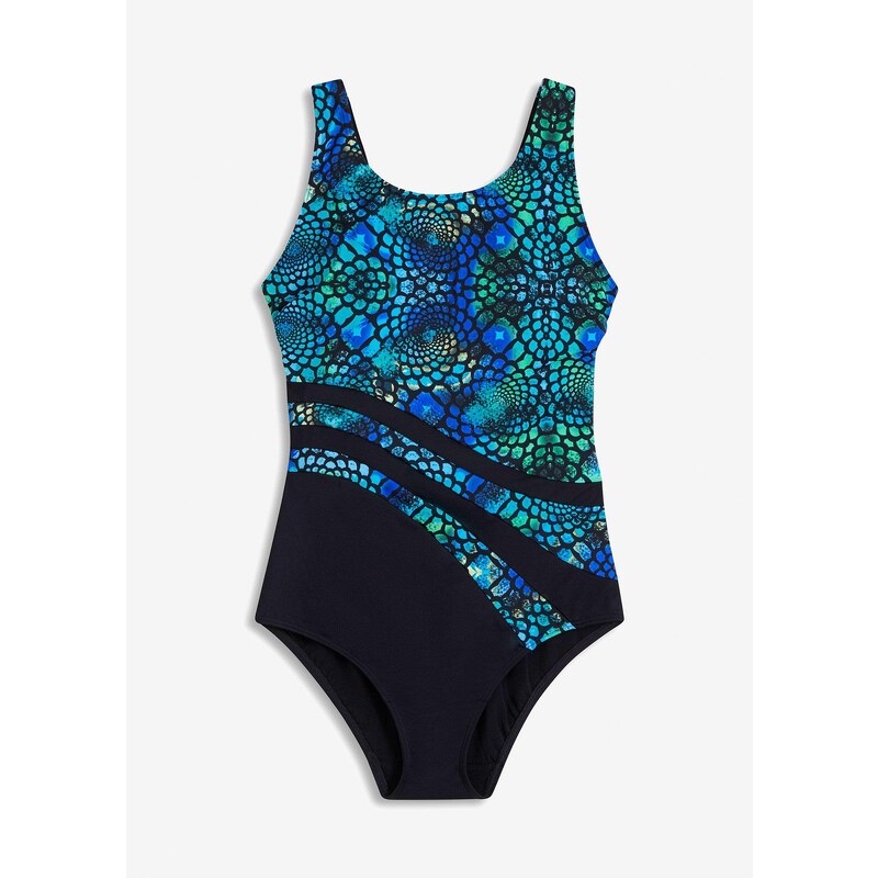 bonprix Sťahovacie plavky so stredným tvarujúcim efektom, farba čierna 44790743