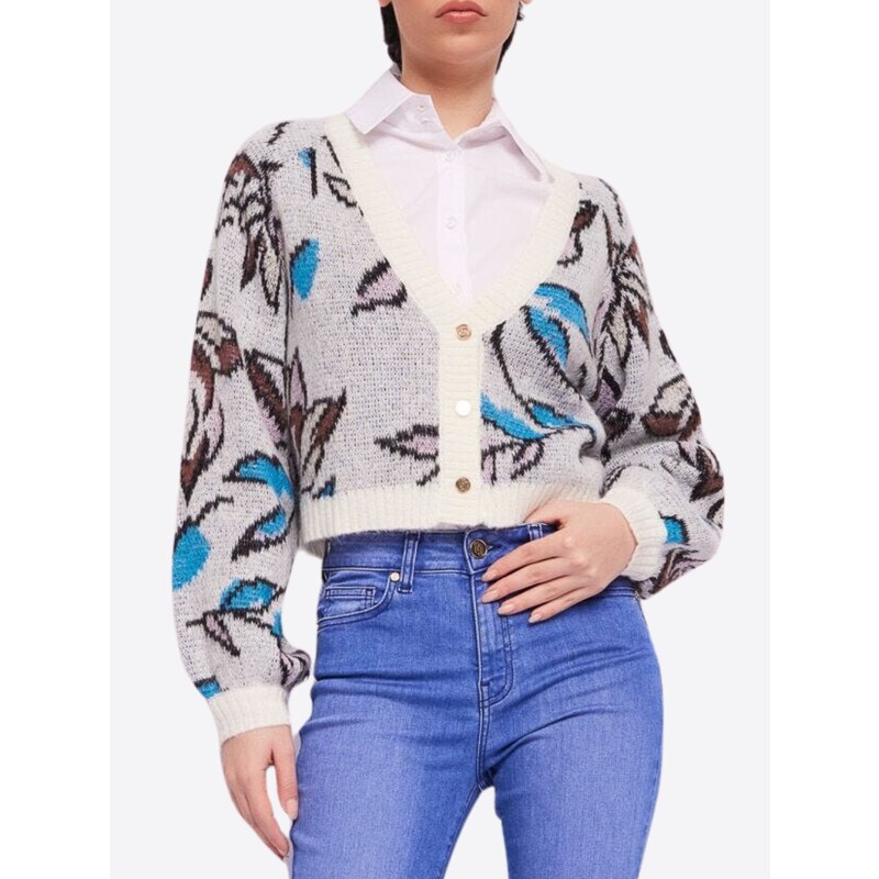 GAUDI Floral Melange sveter 60719963