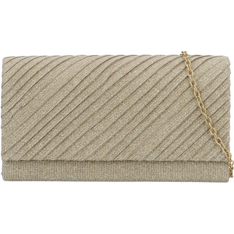 Dámska plesová kabelka zlatá - Michelle Moon Larsa zlatá 60801283