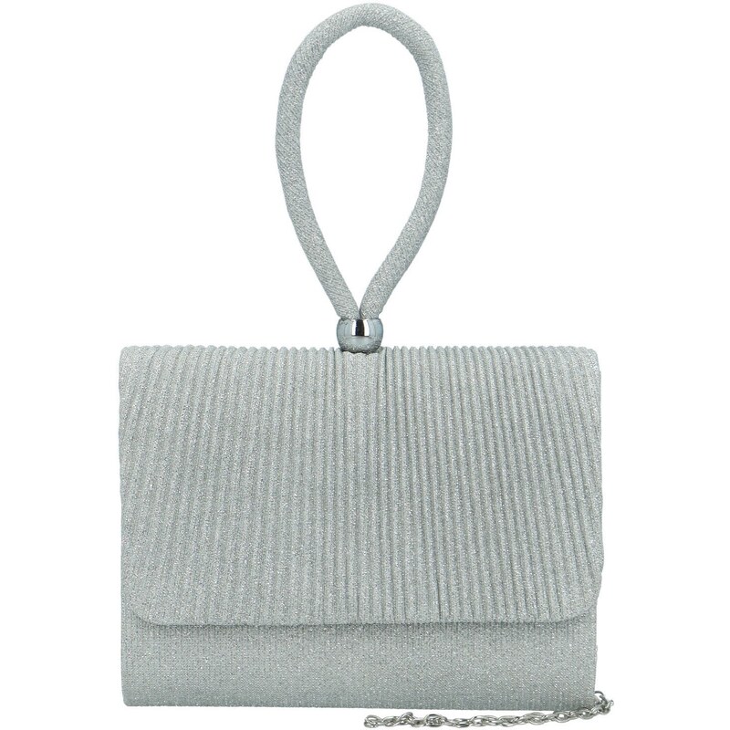 Dámska listová kabelka strieborná - Michelle Moon Talitax strieborná 60801236