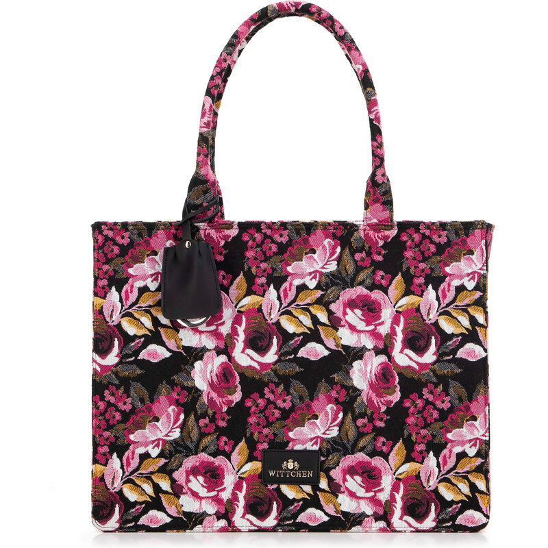 Wittchen Dámska žakárová shopper kabelka so vzorom multicolor 99-4E 66066303