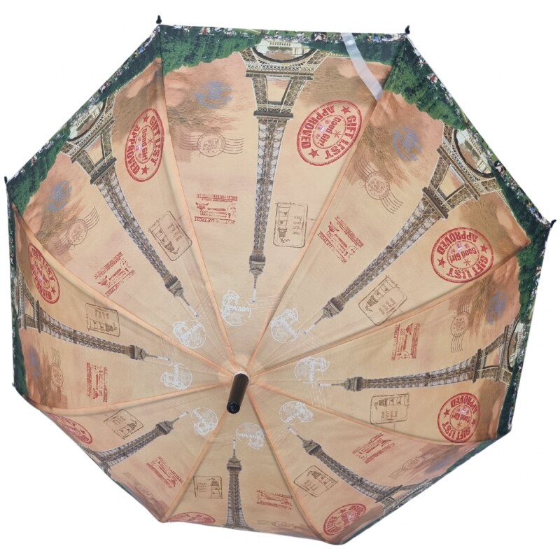 Katrins Fashion Dáždnik priesvitný Paríž 60722755