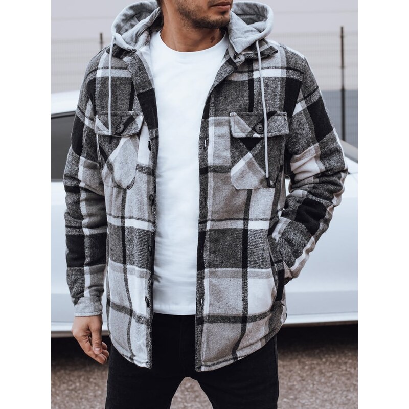 DStreet Pánska prechodná bunda s kapucňou 60728094