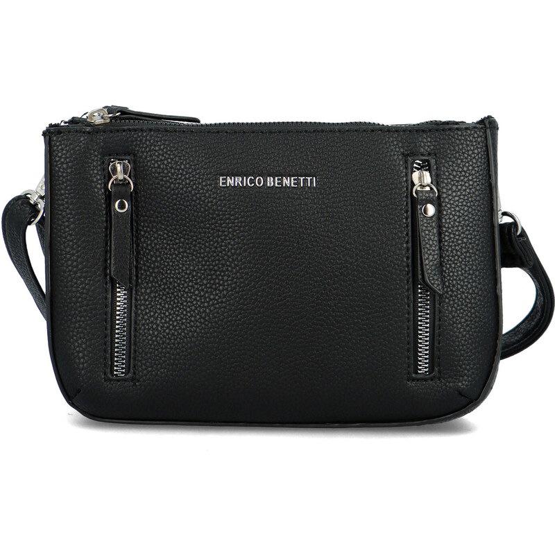 Dámska crossbody kabelka čierna - Enrico Benetti Malama čierna 60742691