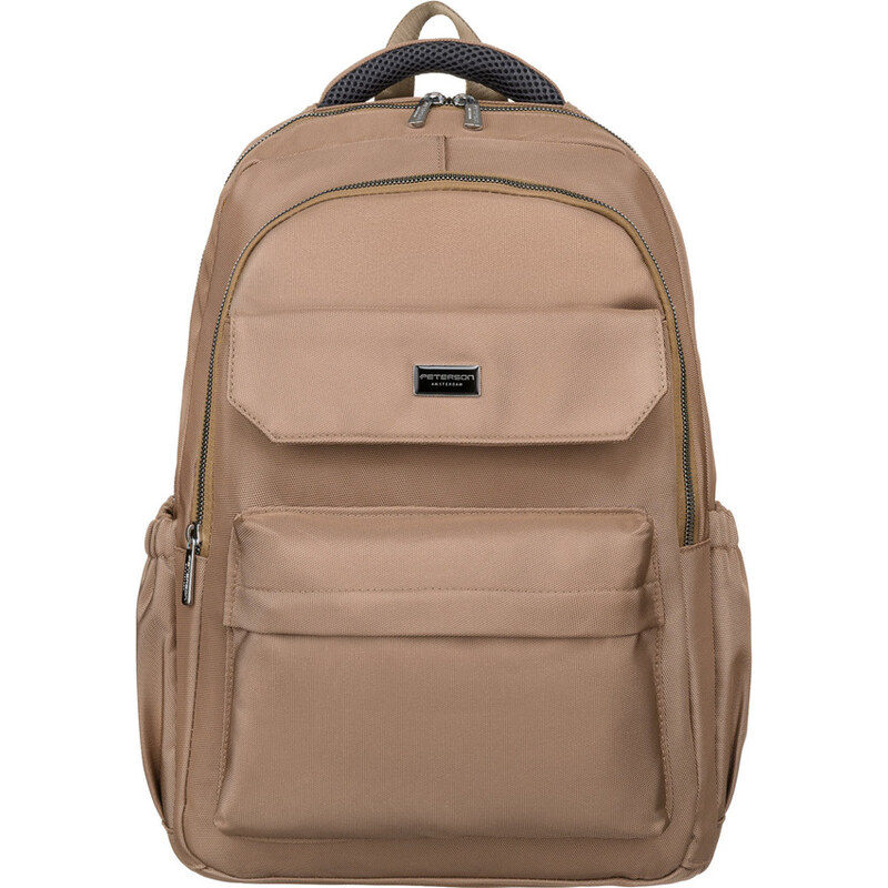 Peterson Béžový cestovný batoh s držiakom na kufor PTN CPY-02 60739942