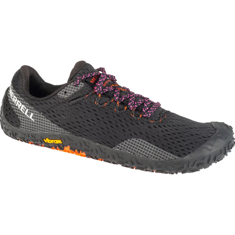 Čierne dámske bežecké barefoot topánky Merrell Vapor Glove 6 J068326 60739956