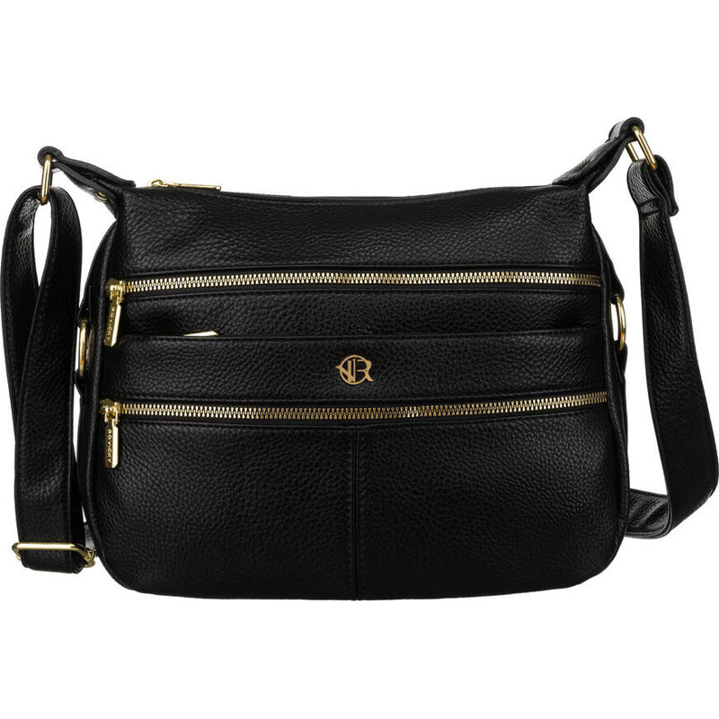 Rovicky Čierna dámska crossbody kabelka s dlhým popruhom R-KP-12-A19 60739946