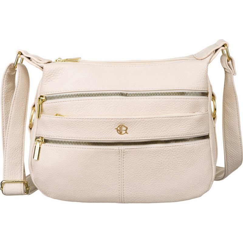 Rovicky Smotanová dámska crossbody kabelka s dlhým popruhom R-KP-12 60739947
