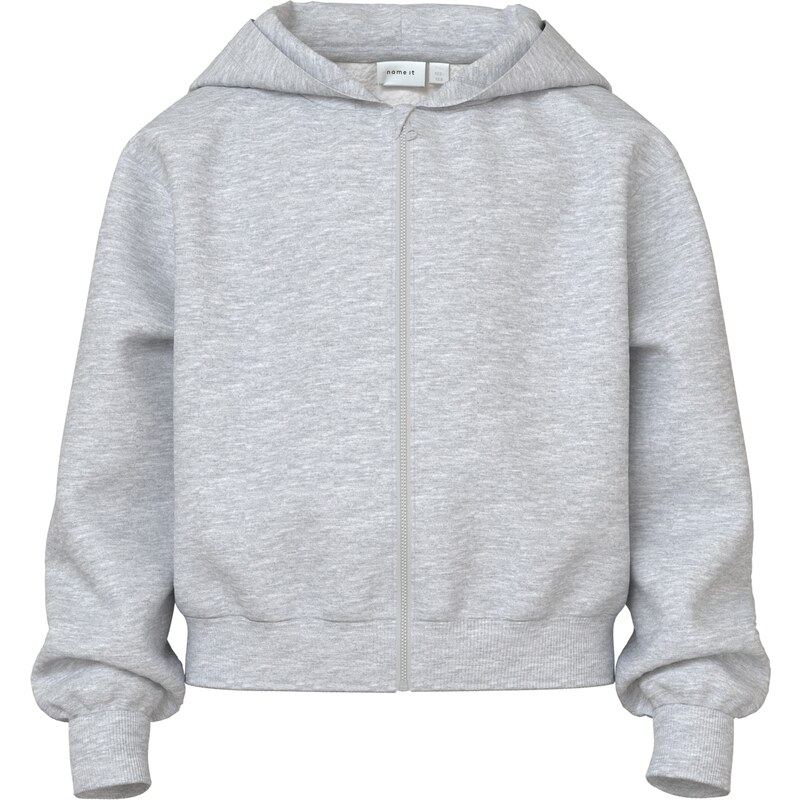 NAME IT Tepláková bunda svetlosivá 60868203