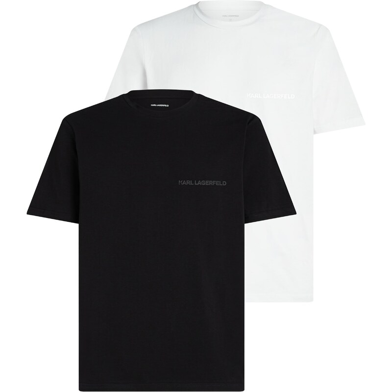 Karl Lagerfeld Tričko čierna / biela 62023952