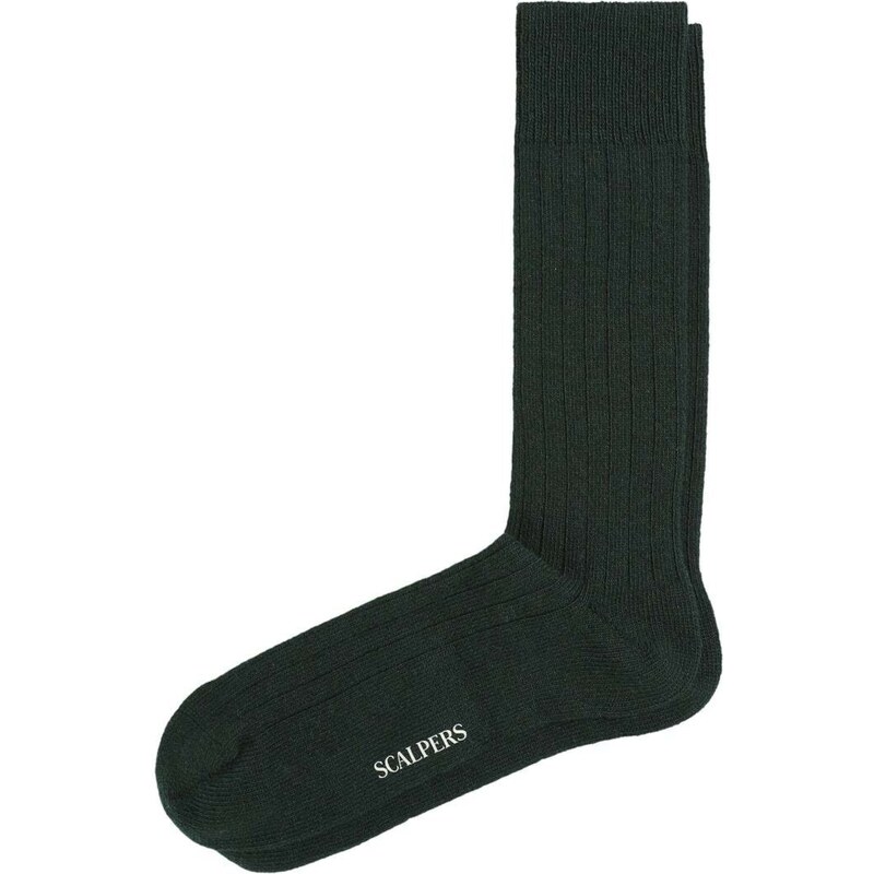 Scalpers Ponožky zelená / biela 60961039