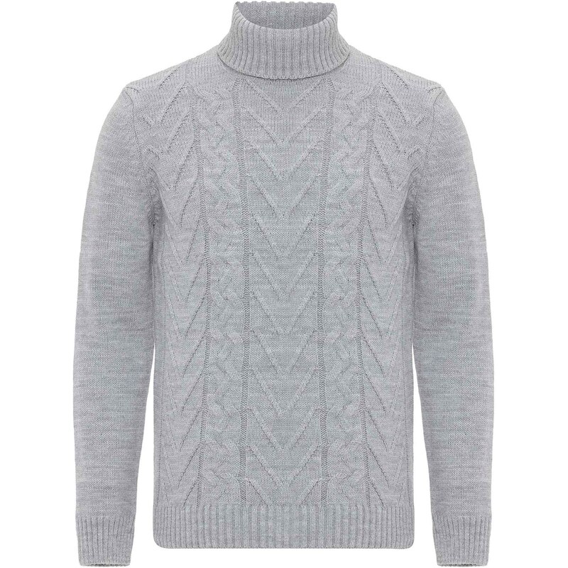 Williot Sveter sivá melírovaná 61589563