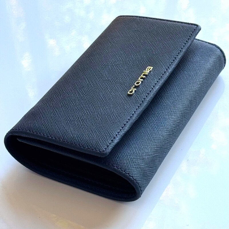 Kožená peňaženka CROMIA Perla 2009 modrá 60676991