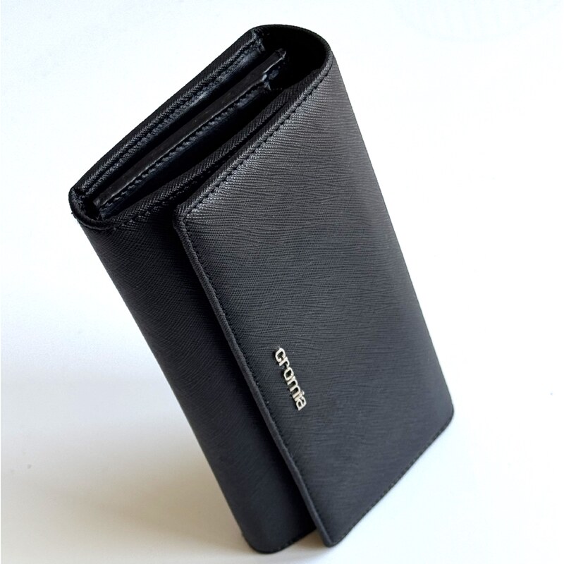 Kožená peňaženka CROMIA Perla 2009 čierna 60677026