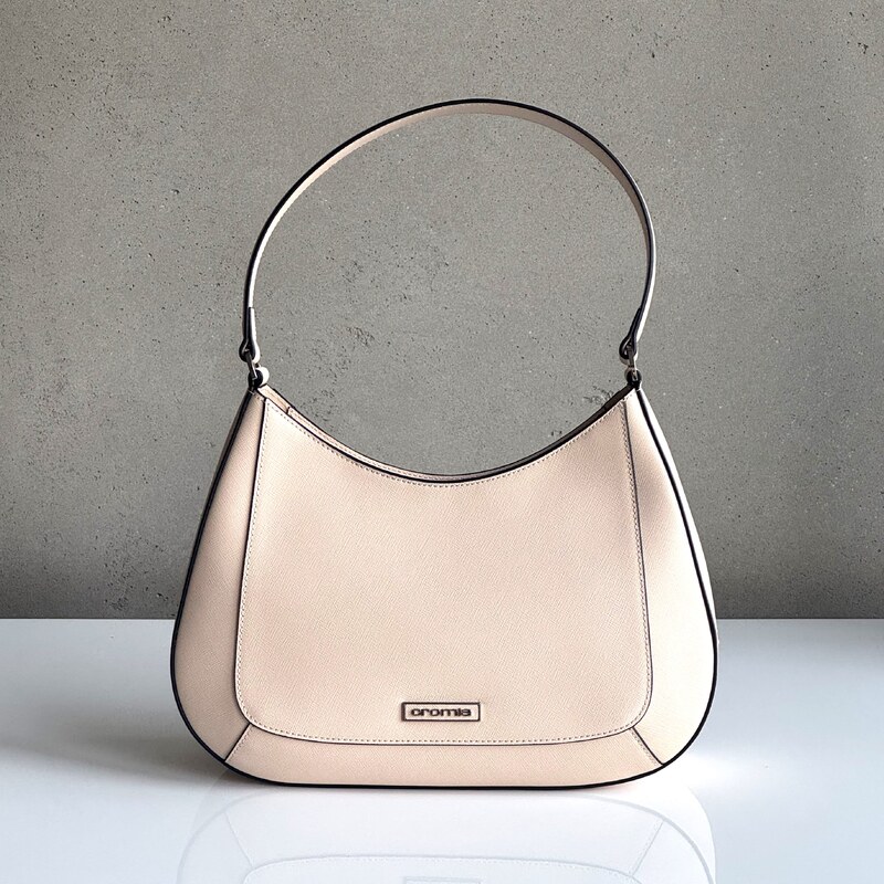 Kožená kabelka CROMIA Perla 2009 krémová 60677033