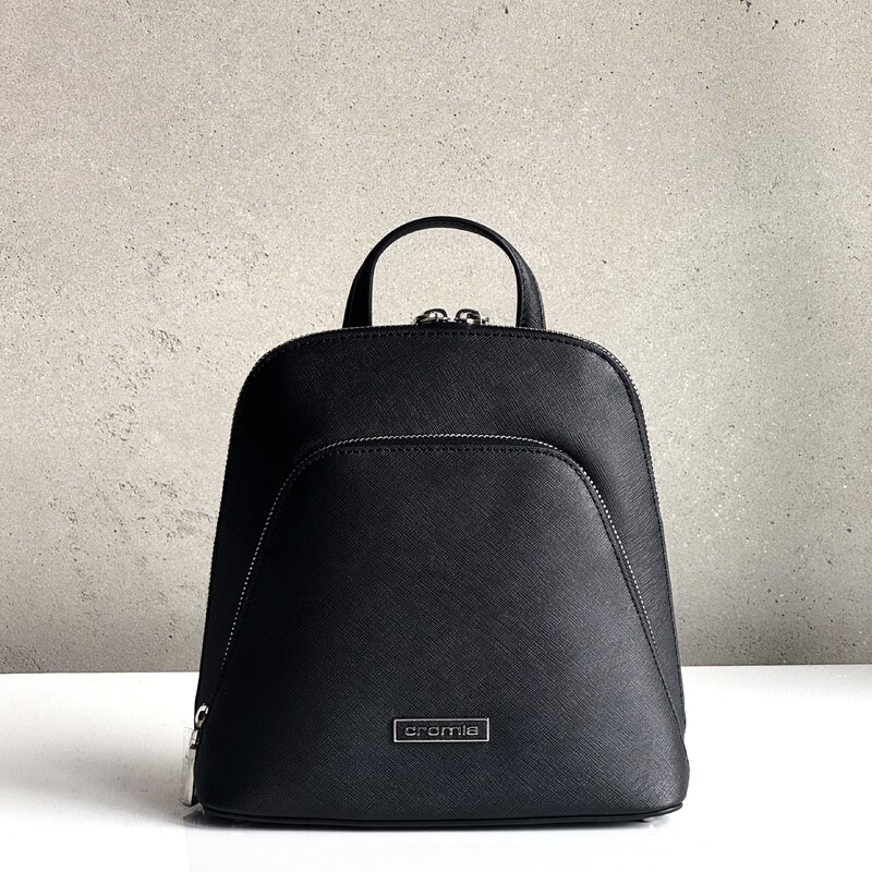Kožený ruksak CROMIA Perla 2009 mini čierny 60677050