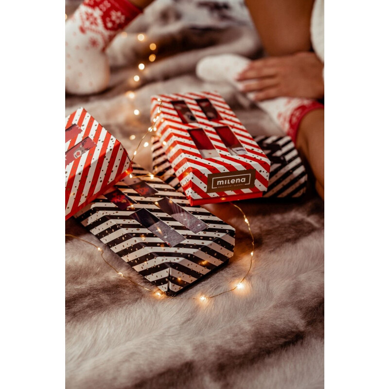 Milena vianočný set pánskych ponožiek 66700384