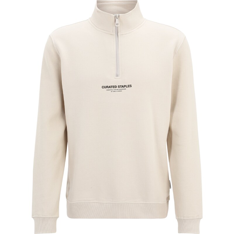 Only & Sons Mikina ONSCurated svetlosivá / biela 57929632