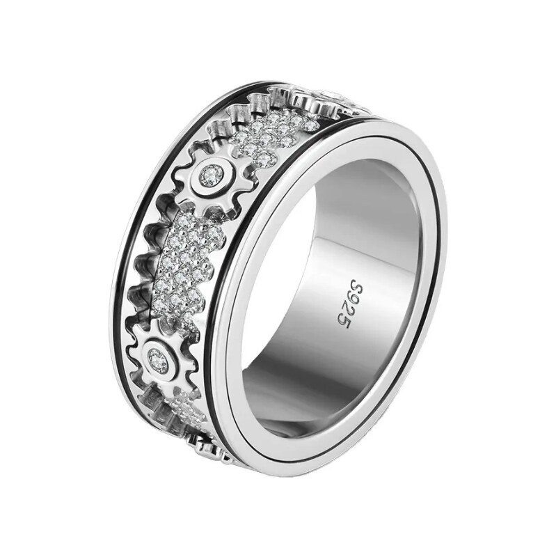 MAJYA Strieborný antistresový prsteň MABON 11353/9 64582328