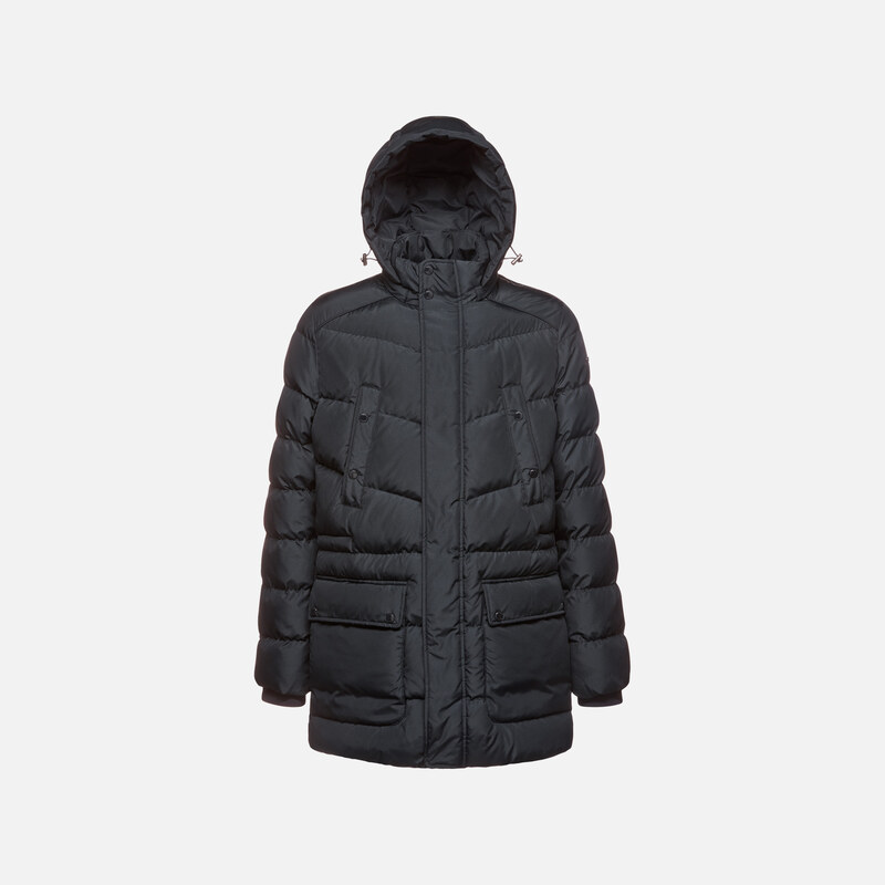 Dark blue mens jacket Geox Leitan - Men 60750703