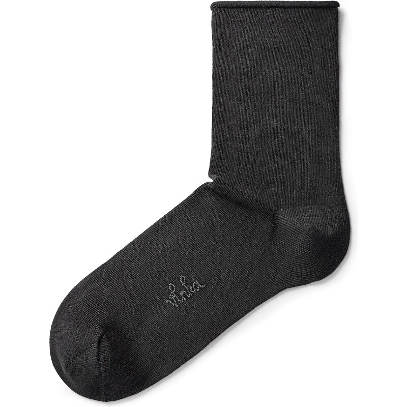 Vlnka Bavlnené diabetické ponožky s aloe vera čierna 65063403