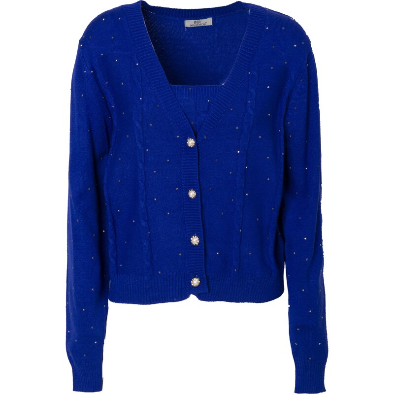 Influencer Kardigán kráľovská modrá 63146216