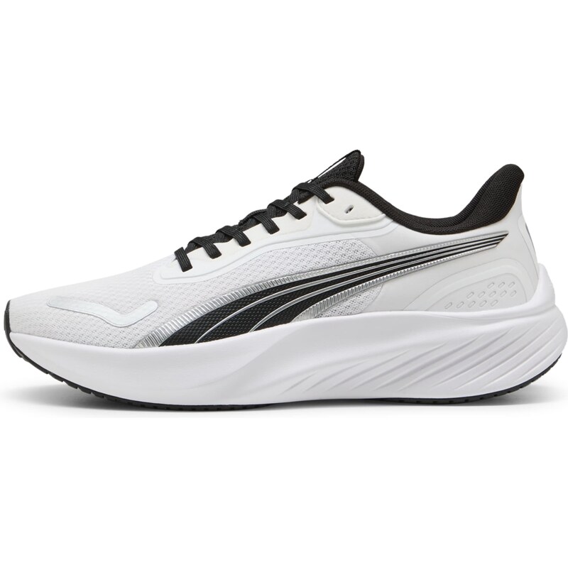 PUMA Bežecká obuv Pounce Lite čierna / strieborná / biela 60916641